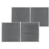 Image de vidaXL Clôture de jardin WPC 699x186 cm Gris3053227