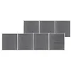 Image de vidaXL Clôture de jardin WPC 1218x186 cm Gris