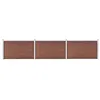Image de vidaXL Clôture de jardin WPC 526x106 cm Marron3053244