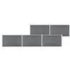 Image de vidaXL Clôture de jardin WPC 872x106 cm Gris3053250