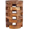 Image de Table De Chevet 30x30x45 Cm Bois De Teck Massif