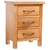 Image de vidaXL Vidaxl Tables De Chevet 2 Pcs 40x30x54 Cm Bois De Chêne Massif