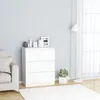 Image de vidaXL Buffet Blanc 60x35x76 cm Bois d'ingénierie801382