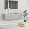 Image de vidaXL Meuble TV Gris béton 120x30x30 cm Bois d’ingénierie801494