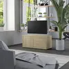 Image de vidaXL Meuble TV Chêne sonoma 80x34x36 cm Bois d'ingénierie