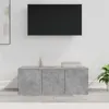 Image de vidaXL Meuble TV Gris béton 80x34x30 cm Bois d'ingénierie801863