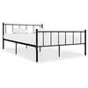 Image de vidaXL Cadre de lit sans matelas noir métal 180x200 cm284641