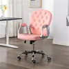 Image de vidaXL Chaise de bureau pivotante Rose Similicuir 289361