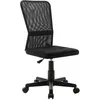 Image de vidaXL Chaise de bureau Noir 44x52x100 cm Tissu en maille289510
