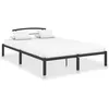 Image de vidaXL Cadre de lit sans matelas noir métal 120x200 cm284658