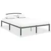 Image de vidaXL Cadre de lit sans matelas gris métal 160x200 cm284666