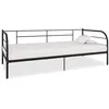 Image de vidaXL Cadre de lit de repos sans matelas noir métal 90x200 cm284673