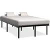 Image de vidaXL Cadre de lit sans matelas noir métal 120x200 cm284680
