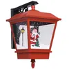 Image de vidaXL Lampe murale de Noël lumières LED et Père Noël Rouge 40x27x45cm