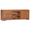 Image de vidaXL Meuble TV 110x30x40 cm Bois de teck massif