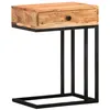 Image de vidaXL Table d'appoint en forme d'U 45x30x61 cm Bois d'acacia massif
