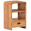 Image de vidaXL Table de chevet 40x30x60 cm Bois acacia massif et finition miel