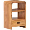 Image de vidaXL Vidaxl Table De Chevet 40x30x60 Cm Bois Acacia Massif Et Finition Miel