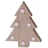 Image de figurine noël bois led blanc chaud 10x3x13cm - Modèle aléatoire - AX5305150