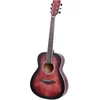 Image de Fazley Fazley W55-Col-R-3/4 Colourtune Guitare Folk Rouge