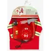 Image de Set du pompier + accessoires rouge 4A