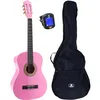 Image de Lapaz 002 Pi Guitare Classique Format 3/4 Rose + Housse + Accordeur