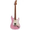 Image de Fazley Fazley Sunset Series Dawn Hss Shell Pink Guitare Électrique Avec Housse