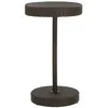 Image de vidaXL Table de jardin Marron 60,5x106 cm Résine tressée