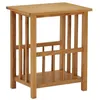 Image de vidaXL Table à revues 45x35x55 cm Bois de chêne solide