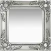 Image de vidaXL vidaXL Miroir mural style baroque 40x40 cm Argenté
