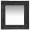 Image de vidaXL Miroir mural style baroque 40x40 cm noir