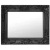 Image de vidaXL Miroir mural style baroque 50x40 cm noir