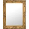 Image de vidaXL vidaXL Miroir mural style baroque 50x60 cm Doré