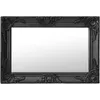 Image de vidaXL vidaXL Miroir mural style baroque 60x40 cm Noir