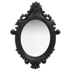 Image de vidaXL Miroir mural style château 56x76 cm Noir320359
