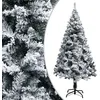 Image de VIDAXL Sapin de No?l artificiel Â¿Â¿ flocons de neige Vert 150 cm PVC