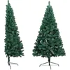 Image de VIDAXL Sapin de No?l artificiel moitiÂ¿Â¿ avec support Vert 210 cm PVC