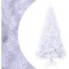 Image de vidaXL vidaXL Arbre de Noël artificiel avec branches épaisses blanc 210cm PVC