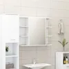 Image de vidaXL Armoire à miroir de salle de bain Blanc Bois d ingénierie802606