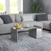 Image de vidaXL Table basse Gris béton 90x45x35 cm bois d’ingénierie802925