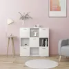 Image de vidaXL Bibliothèque Blanc 90x30x90 cm Bois d’ingénierie802930