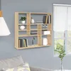 Image de vidaXL Étagère murale Chêne sonoma 90x16x78 cm Bois d’ingénierie802942