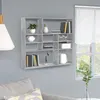 Image de vidaXL Étagère murale Gris béton 90x16x78 cm Bois d’ingénierie802943