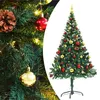 Image de vidaXL Arbre de Noël artificiel pré-éclairé avec boules vert 150 cm321499