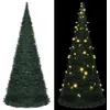 Image de vidaXL Sapin de Noël artificiel pré-éclairé avec guirlandes vert 210cm321525