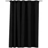 Image de Vidaxl Rideau Occultant D'aspect De Lin Crochets Anthracite 290x245 Cm