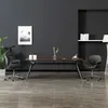 Image de vidaXL Chaise pivotante de bureau Gris Tissu