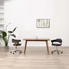 Image de vidaXL Chaises pivotantes Ã  manger lot de 2 bois courbÃ© et similicuir