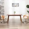 Image de vidaXL Chaises pivotantes à manger lot de 2 bois courbé et similicuir