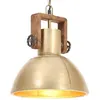 Image de vidaXL Lampe suspendue industrielle 25 W Laiton Rond 30 cm E27